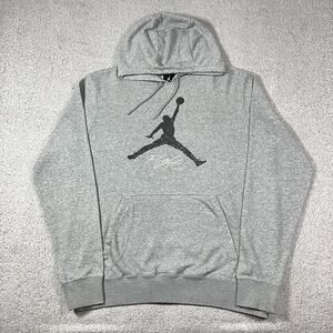 Air Jordan Hoodie Men L Pullover Sweatshirt Jumpman VTG Y2K Basketball Flight